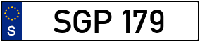 Truck License Plate